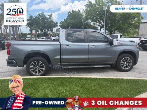 Steel Metallic 2021 Chevrolet Silverado 1500 RST