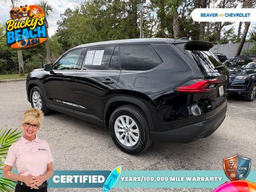 Midnight Black Metallic 2024 Toyota Grand Highlander XLE