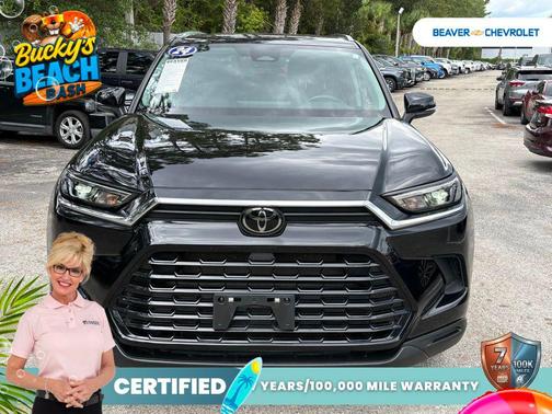 Midnight Black Metallic 2024 Toyota Grand Highlander XLE