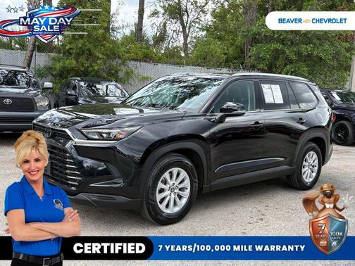 Midnight Black Metallic 2024 Toyota Grand Highlander XLE