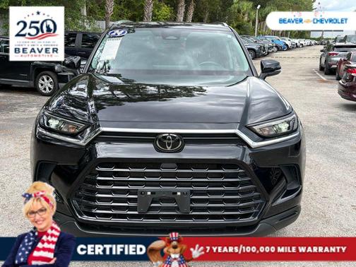 Midnight Black Metallic 2024 Toyota Grand Highlander XLE