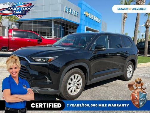 Midnight Black Metallic 2024 Toyota Grand Highlander XLE