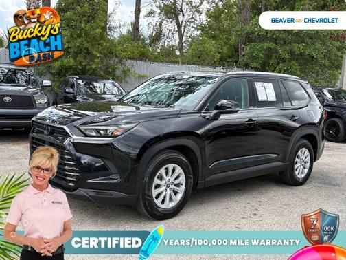 Midnight Black Metallic 2024 Toyota Grand Highlander XLE