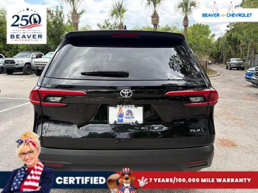 Midnight Black Metallic 2024 Toyota Grand Highlander XLE