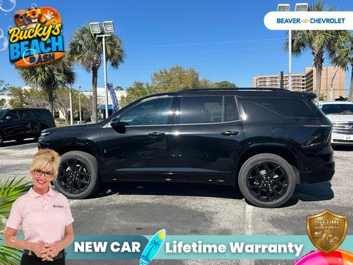 Mosaic Black Metallic 2026 Chevrolet Traverse RS