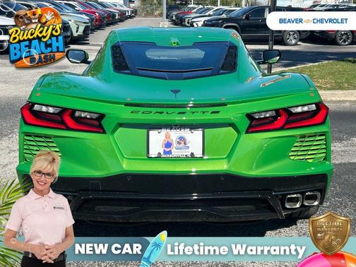 Roswell Green Metallic 2026 Chevrolet Corvette Stingray w/1LT