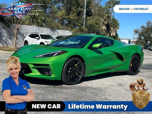 Roswell Green Metallic 2026 Chevrolet Corvette Stingray w/1LT