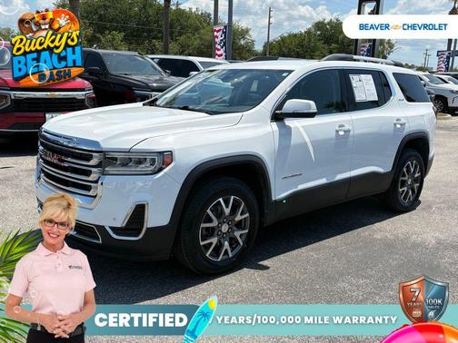 Summit White 2022 GMC Acadia FWD SLE