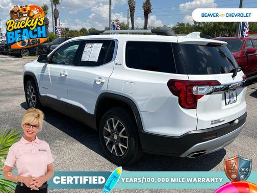 Summit White 2022 GMC Acadia FWD SLE
