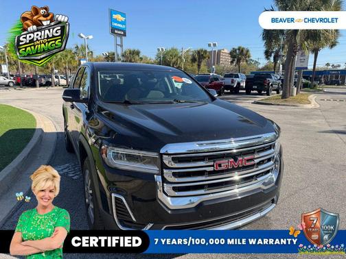 Ebony Twilight Metallic 2023 GMC Acadia FWD SLE