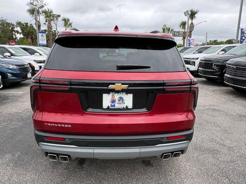 Radiant Red 2026 Chevrolet Traverse LT