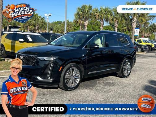 Stellar Black Metallic 2023 Cadillac XT6 Premium Luxury FWD