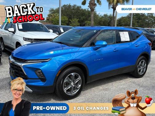 Riptide Blue 2025 Chevrolet Blazer 2LT