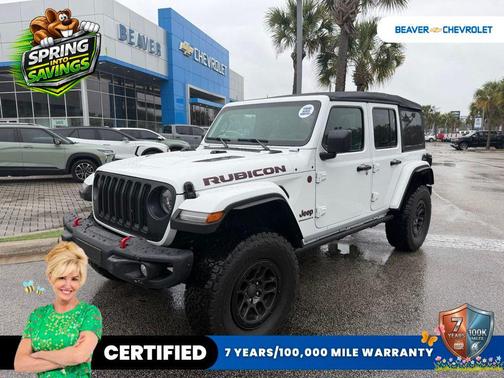 Bright White Clearcoat 2023 Jeep Wrangler Rubicon