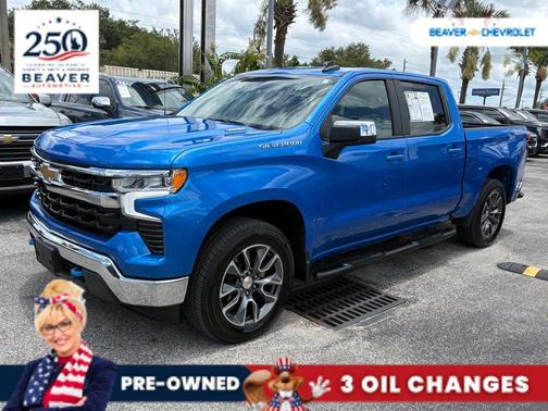 Riptide Blue 2025 Chevrolet Silverado 1500 LT