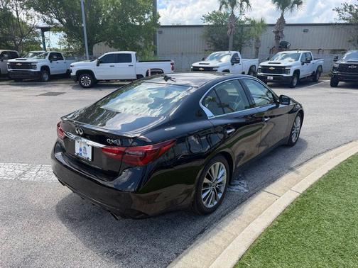 Black Obsidian 2023 INFINITI Q50 3.0t LUXE