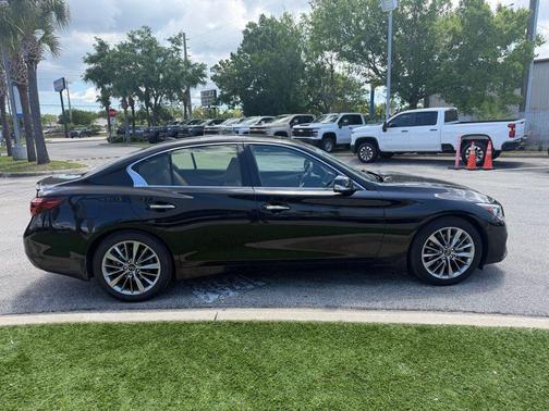 Black Obsidian 2023 INFINITI Q50 3.0t LUXE