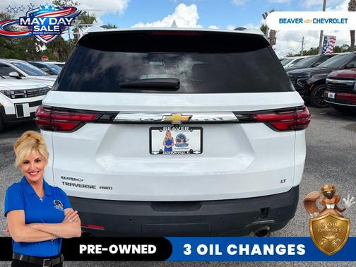 Summit White 2023 Chevrolet Traverse LT Cloth