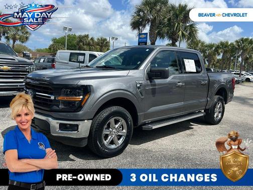Gray Metallic 2025 Ford F-150 XLT