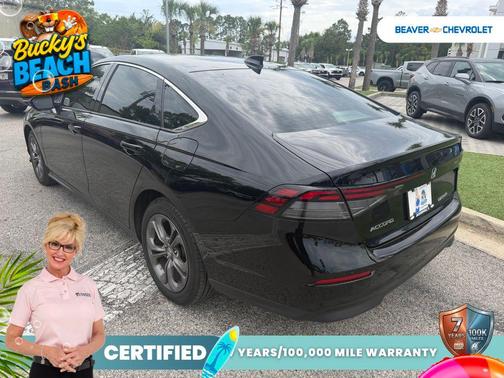 Black 2024 Honda Accord EX