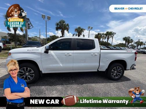 Summit White 2026 Chevrolet Silverado 1500 LT