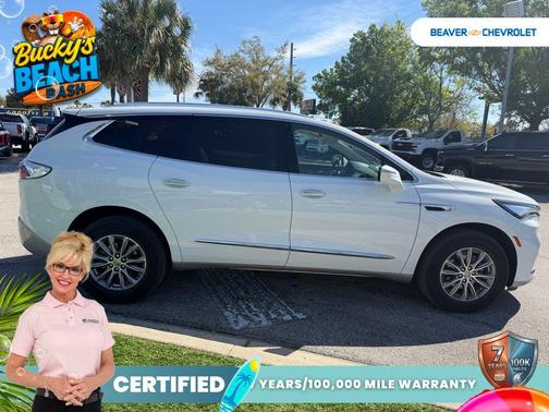 Summit White 2023 Buick Enclave Essence FWD