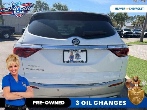Summit White 2023 Buick Enclave Essence FWD
