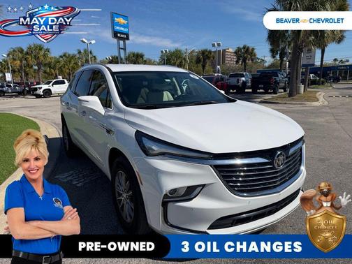 Summit White 2023 Buick Enclave Essence FWD