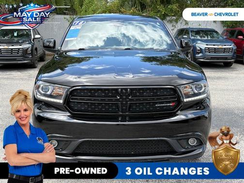 Black Clearcoat 2018 Dodge Durango SXT