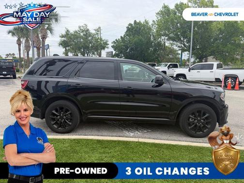 Black Clearcoat 2018 Dodge Durango SXT