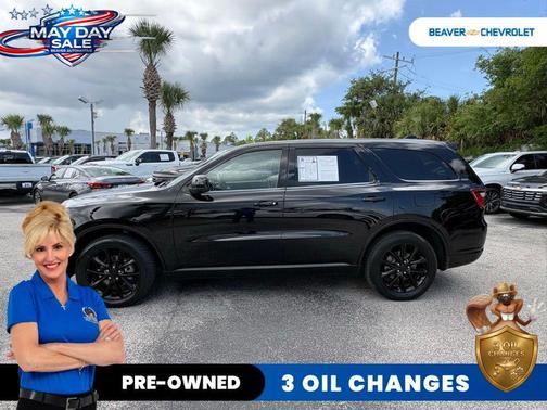 Black Clearcoat 2018 Dodge Durango SXT