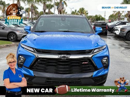 Riptide Blue Metallic 2026 Chevrolet Blazer RS