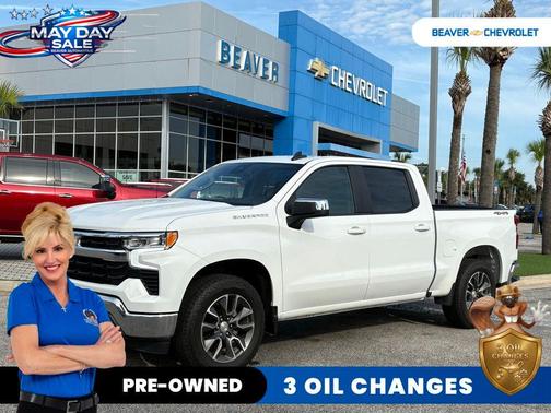 Summit White 2024 Chevrolet Silverado 1500 LT
