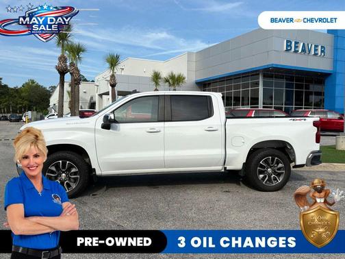 Summit White 2024 Chevrolet Silverado 1500 LT