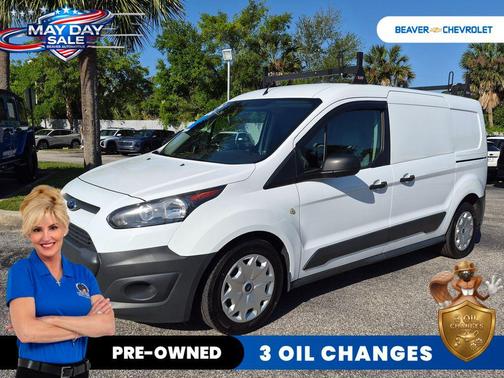 Frozen White 2016 Ford Transit Connect XL