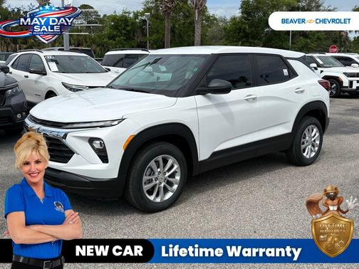 Summit White 2026 Chevrolet Trailblazer LS