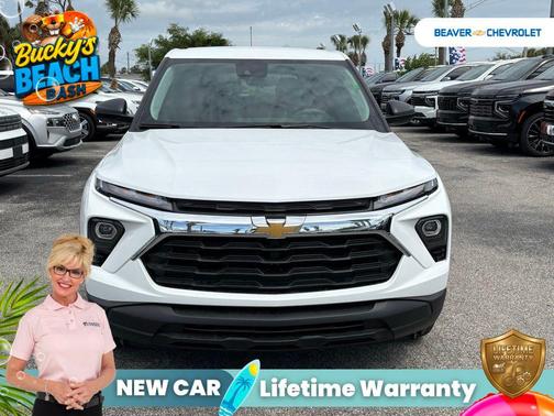 Summit White 2026 Chevrolet Trailblazer LS