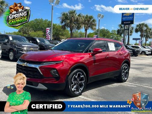 Radiant Red Tintcoat 2023 Chevrolet Blazer 3LT