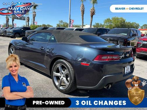Blue 2014 Chevrolet Camaro 2LT