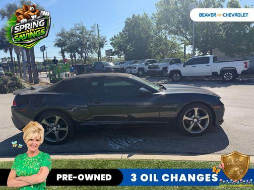 Blue 2014 Chevrolet Camaro 2LT