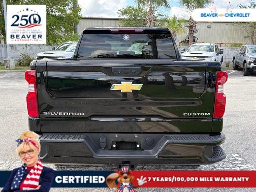 Black 2025 Chevrolet Silverado 1500 Custom