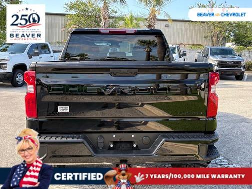 Black 2025 Chevrolet Silverado 1500 Custom Trail Boss