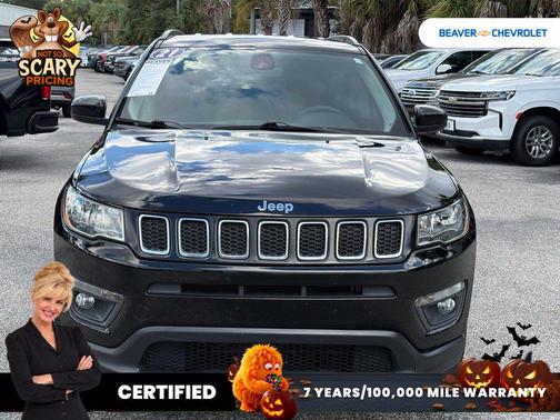 Diamond Black 2021 Jeep Compass Latitude