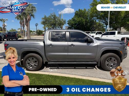 Gun Metallic 2025 Nissan Frontier SV