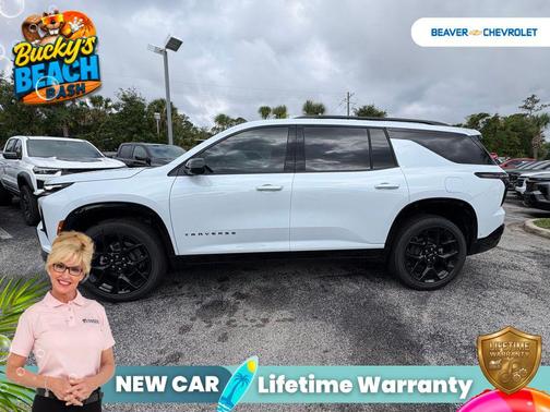 Polar White 2026 Chevrolet Traverse RS