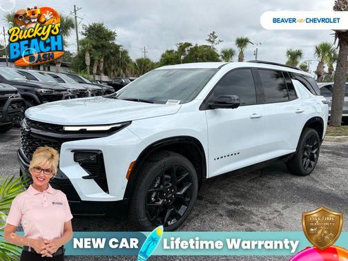 Polar White 2026 Chevrolet Traverse RS