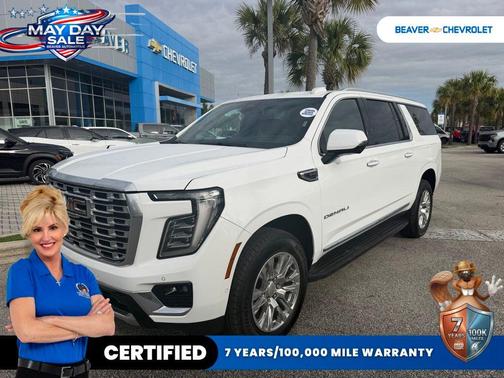 Summit White 2025 GMC Yukon XL Denali