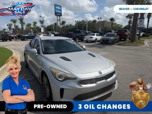 Silky Silver 2018 Kia Stinger Base