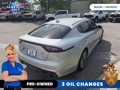 Silky Silver 2018 Kia Stinger Base