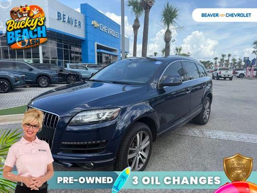 Blue Metallic 2015 Audi Q7 3.0T Premium Plus